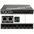 Низкой цене портами 10/100/1000BASE-TX к 1000BASE-FX с 8 портами SFP и 2 RJ45 PortsSFP конвертер